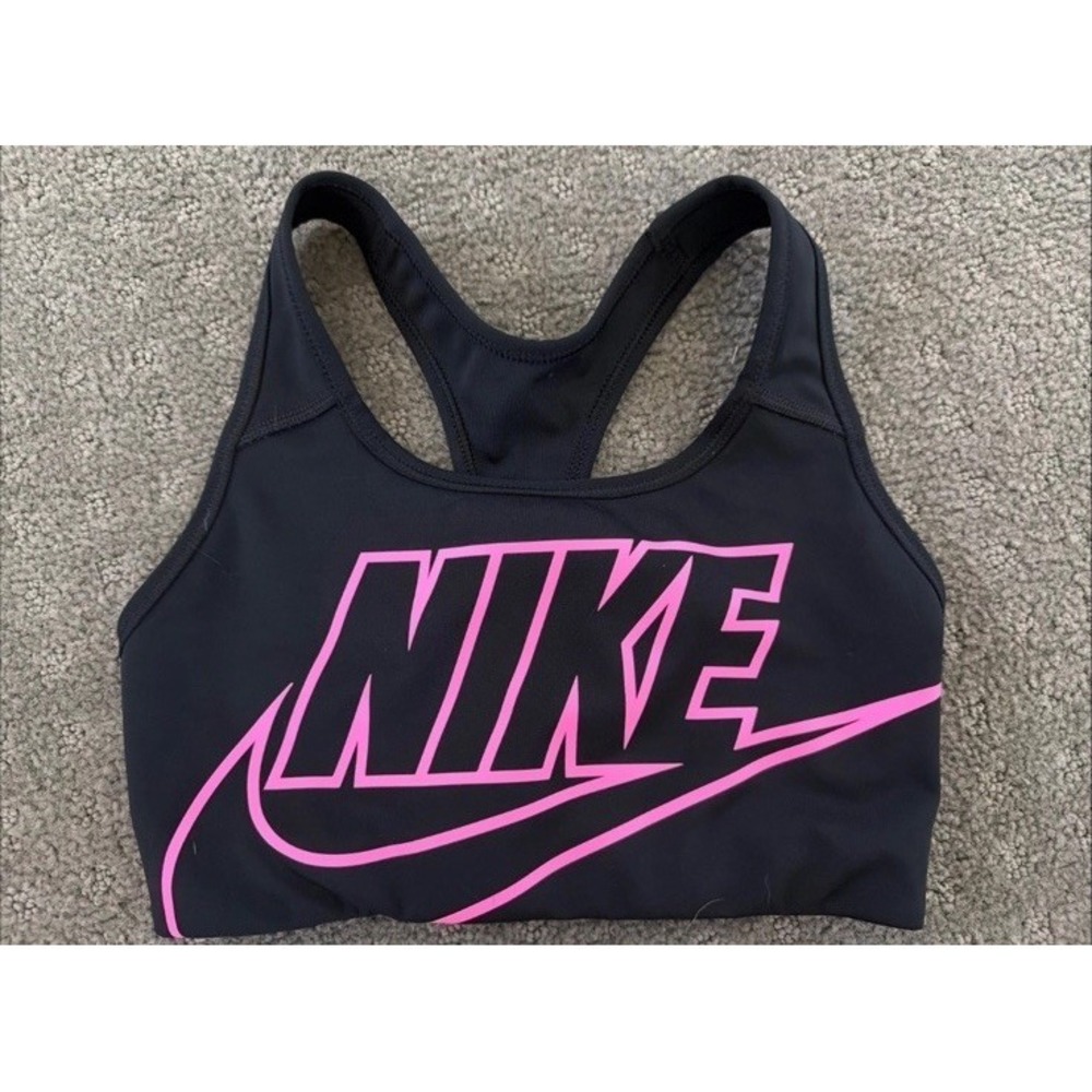 Nike Sports Bra Women's Size Extra Small XS Black And Pink New Without‎ Tags